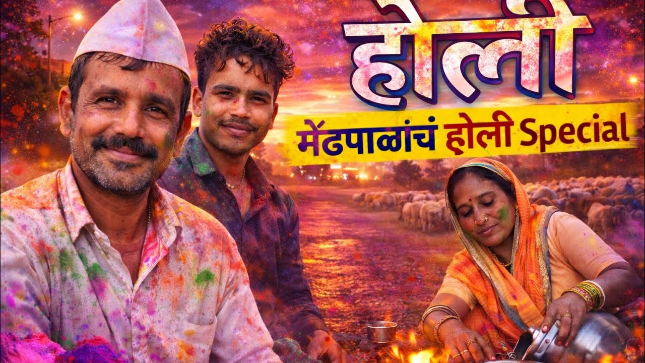 ✅ “मेंढपाळांची होळी 🔥 | गावाकडची खरी होळी Celebration | Holi Special Vlog 2026”#HoliSpecial#HoliVlo