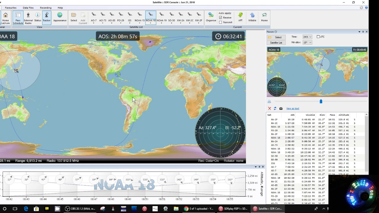 TRRS #1503 - Satellite Tracking in SDR Console