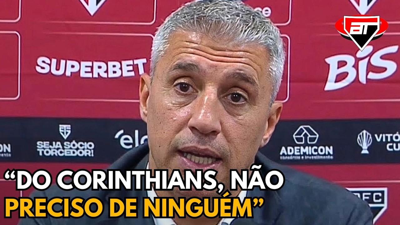 CRESPO FALA SOBRE EMPATE NO CLÁSSICO E SAÍDA DE CASARES DO SÃO PAULO