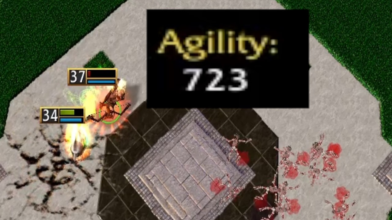 🟦Fire Archer abuses agility tomes [Balanced Hero Survival v0.88D2]