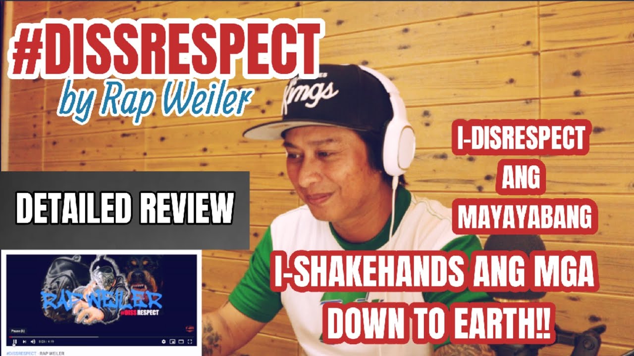 DISSRESPECT - RAP WEILER (DETAILED REVIEW) BY TARGET