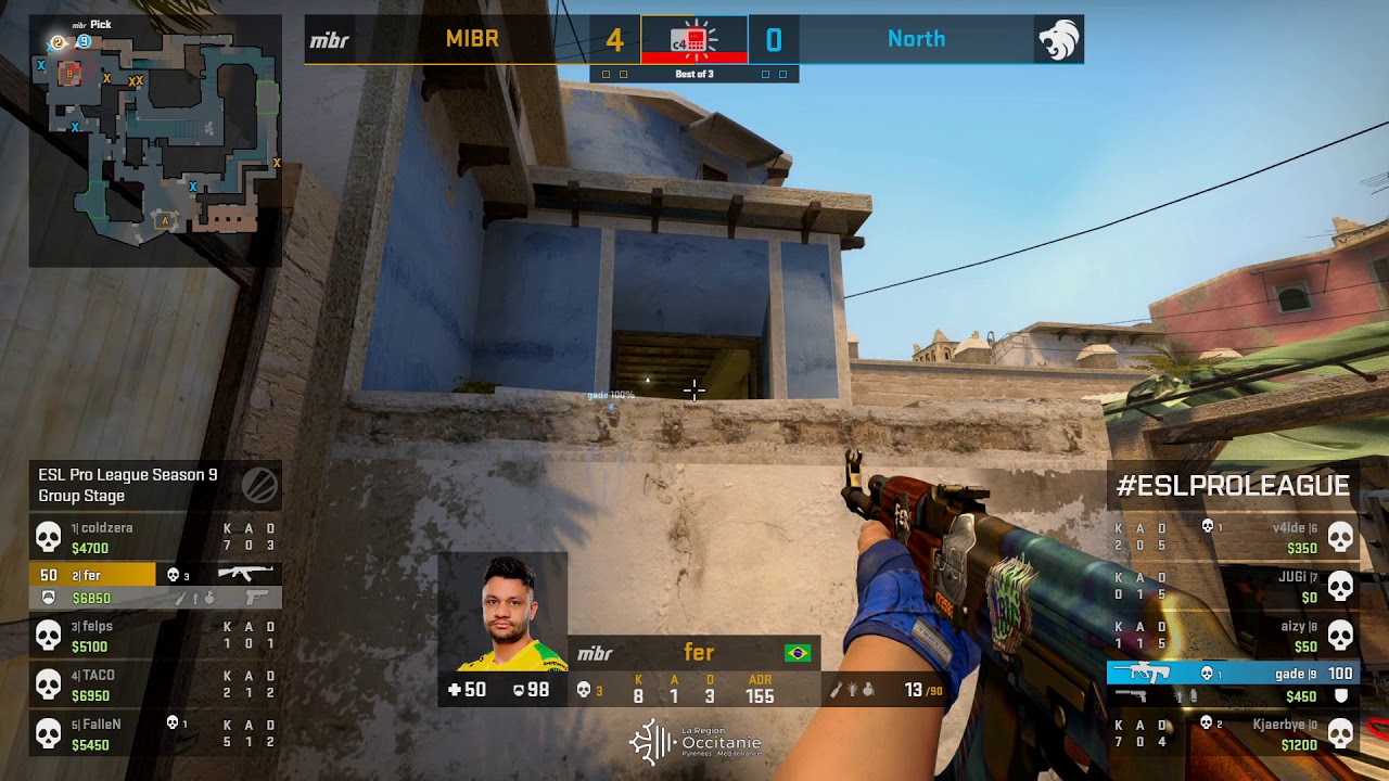 MiBR fer 1vs3 clutch vs North