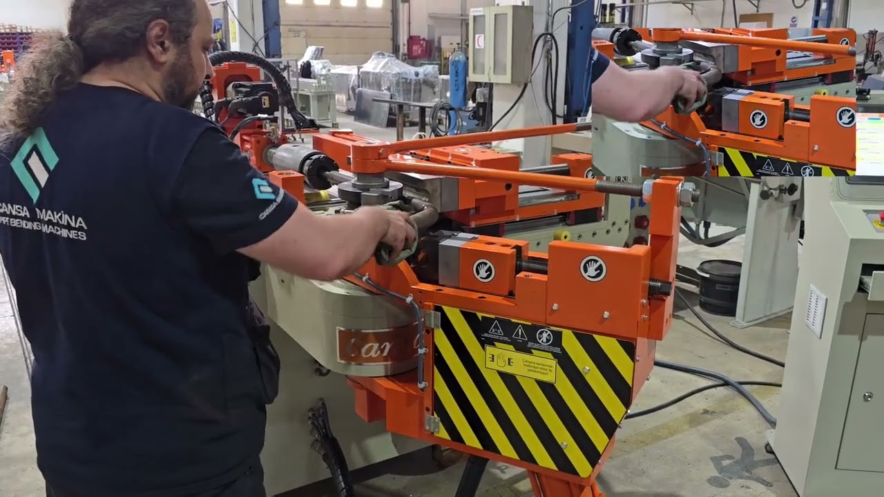 CNC76R1 Pipe bending automatic stretching feature