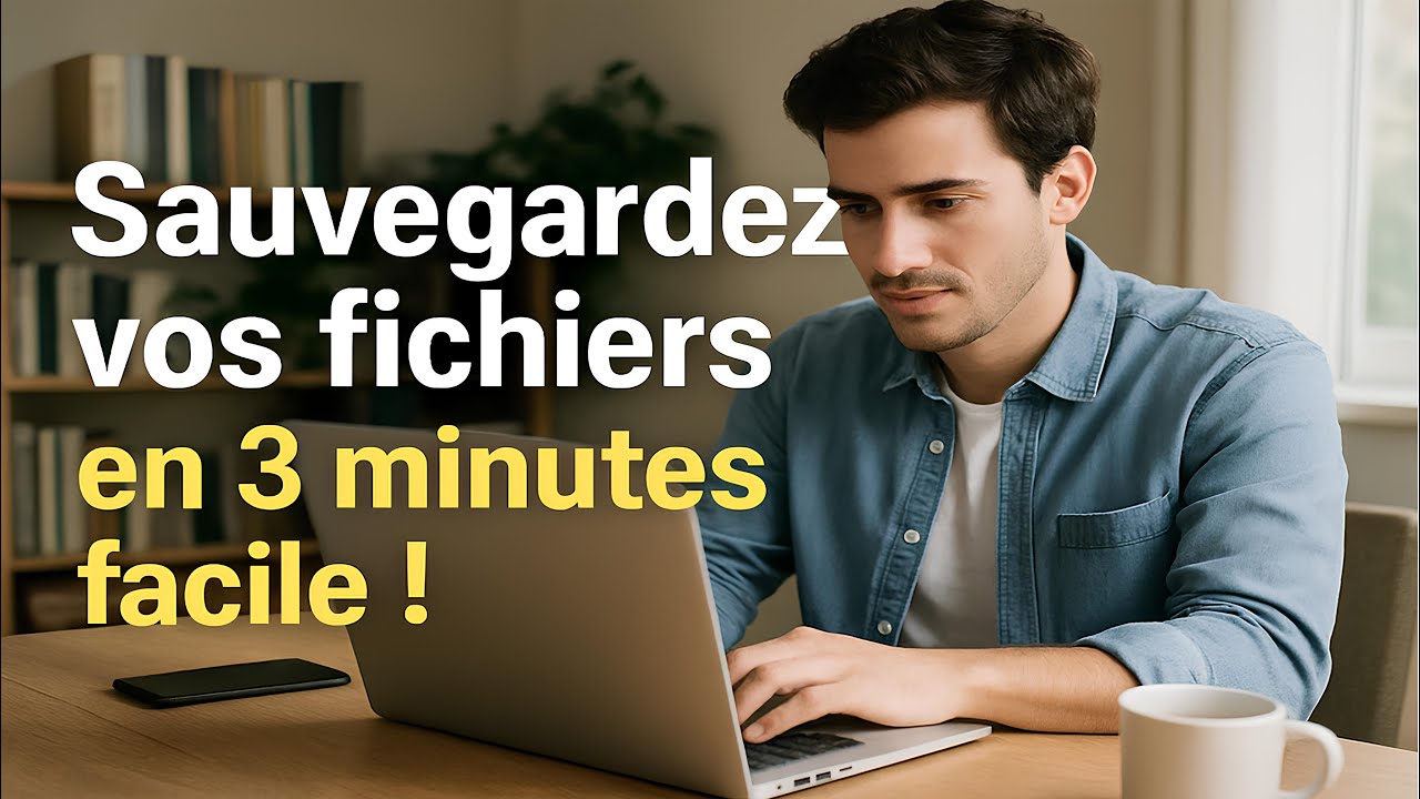 Sauvegarde tes fichiers en 3 minutes facile !