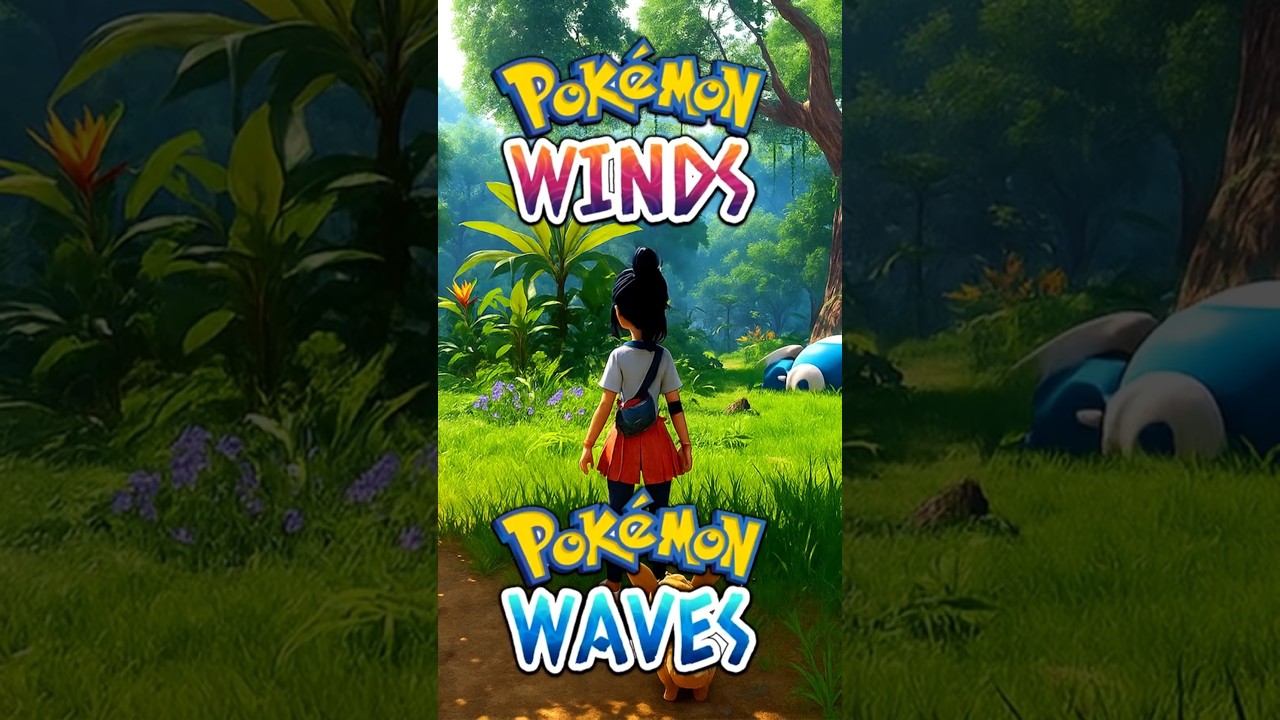 Официально представлен игровой процесс Pokemon Winds и Pokemon Waves