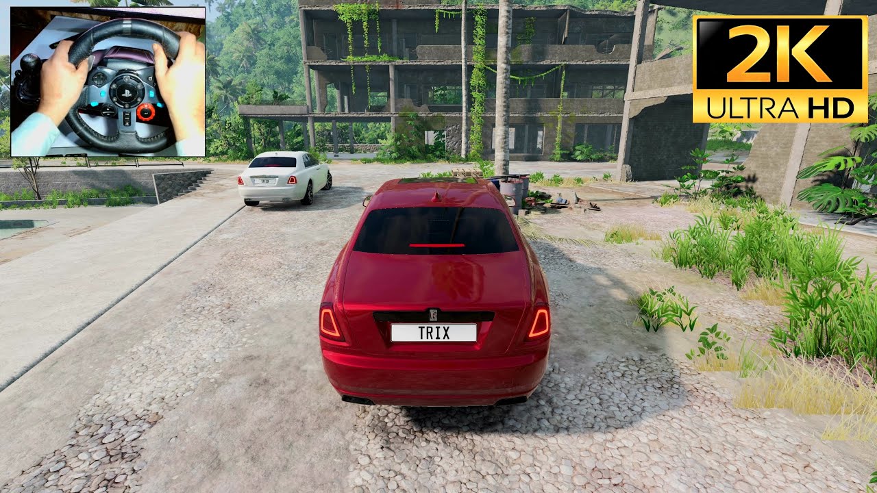 Rolls Royce ghost2 Drive in BeamNG 2k | Logitech G29