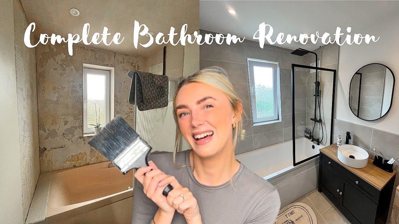 EXTREME BATHROOM RENOVATION | Bathroom Renovation UK | Rhianne Young