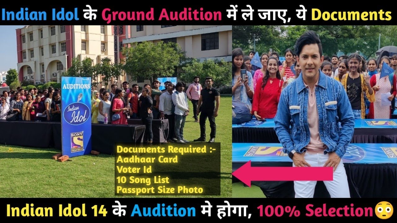Indian Idol 14 के Ground Audition में ले के जाए, ये Documents 🤔|| Indian Idol 2023 ||  