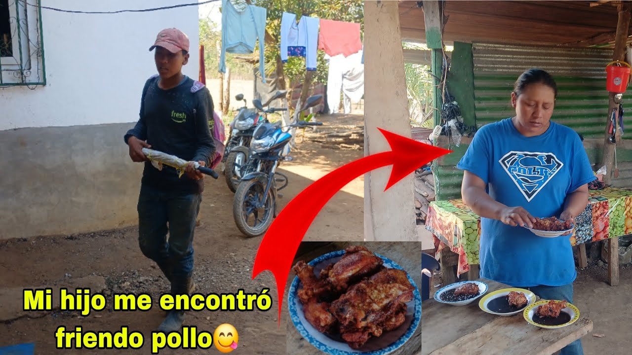 Asi llego Francisco de trabajar😱Aura le estaba cocinando pollo dorado con frijolitos😋