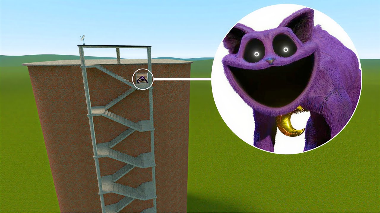 Surviving the Nightmare Catnap Poppy Playtime in Garry's Mod