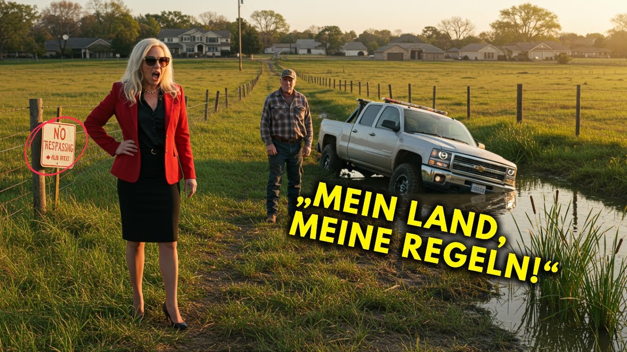 HOA-Karen parkte ständig auf meiner Ranch – also schleppte ich ihren Truck in den Bach ab.