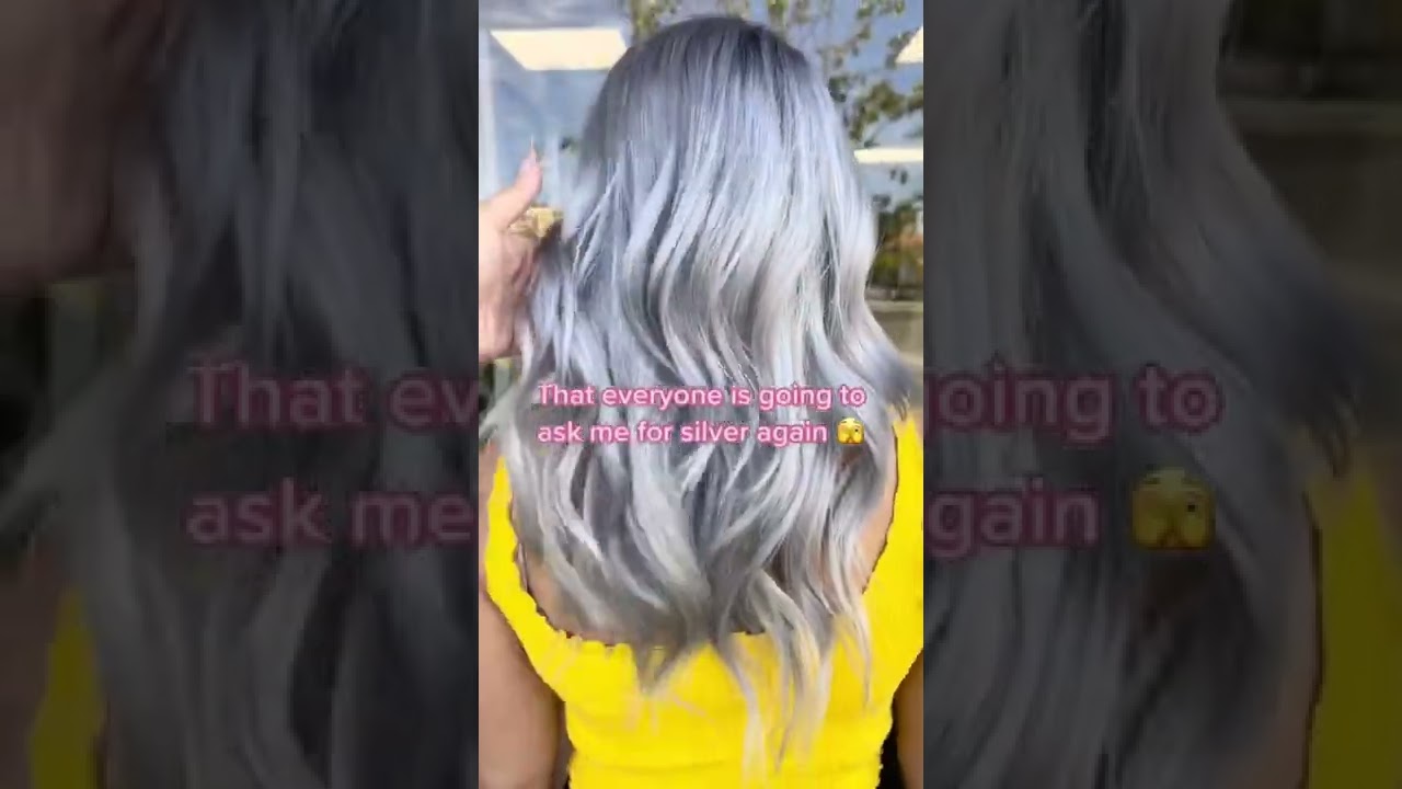 Going From Dark Brown to Silver Platinum Blonde Hair is Not Easy! 