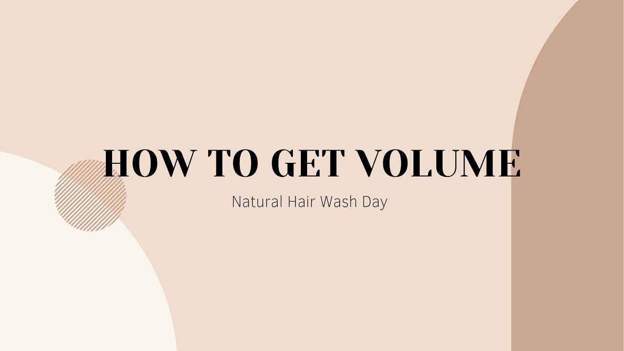 Natural Hair Wash Day // Big Volume in my Natural Hair // Kiara Marshall