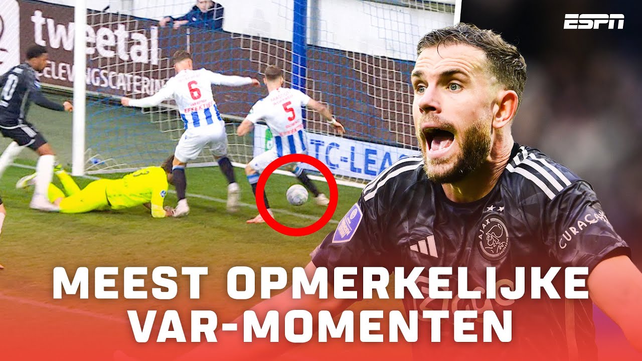 De MEEST OPVALLENDE VAR-momenten in de Eredivisie 2023/24 🖥️👀