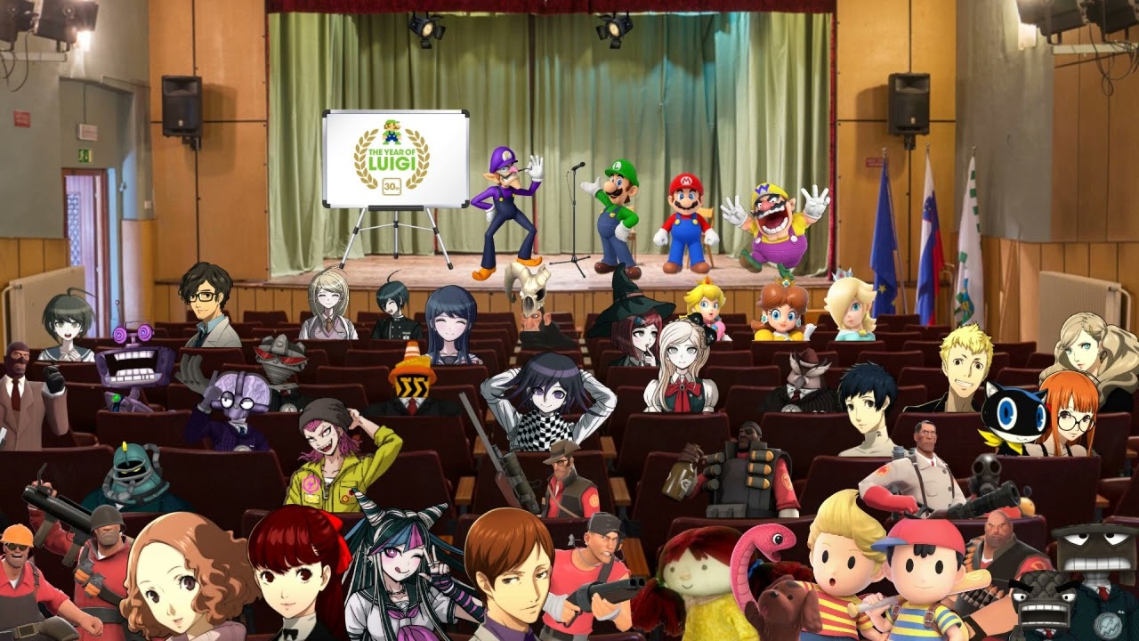 Wario dies from a faulty spotlight falling on him while helping Luigi with a speech.mp4