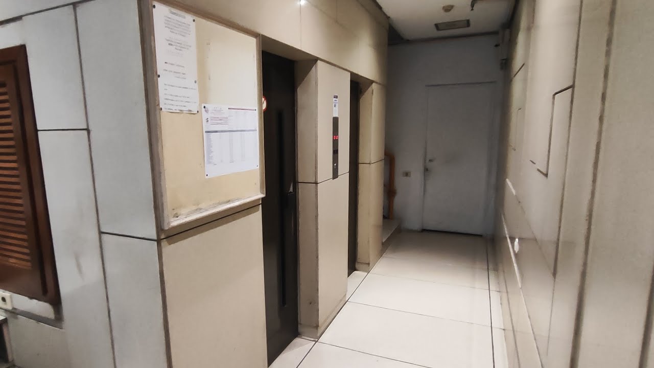 2 Old Interlift? (mod by: generic) traction elevators in offices @ Orfanidou 2, Thessaloniki