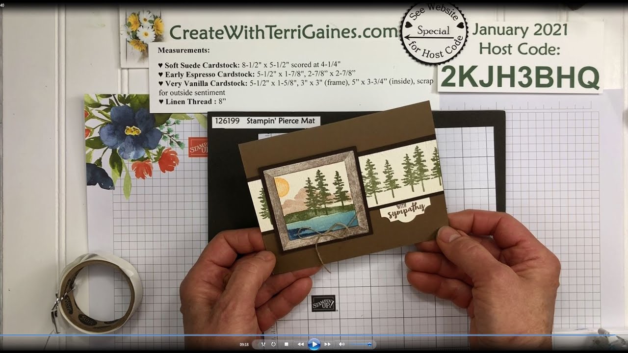ALL Occasion Card made with Framed For You & Waterfront Stamp Sets