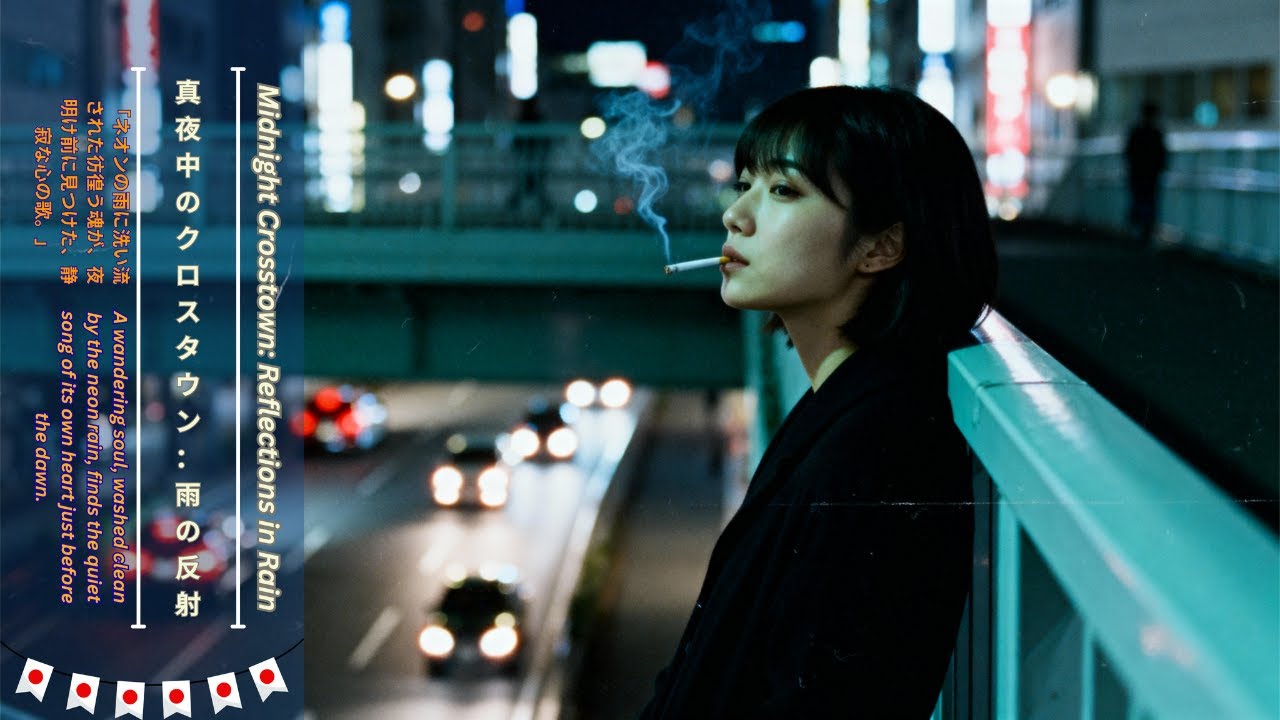 Midnight Crosstown: Reflections in Rain | 1980s Japanese City Pop | Chill, Drive & Study | Showa FM