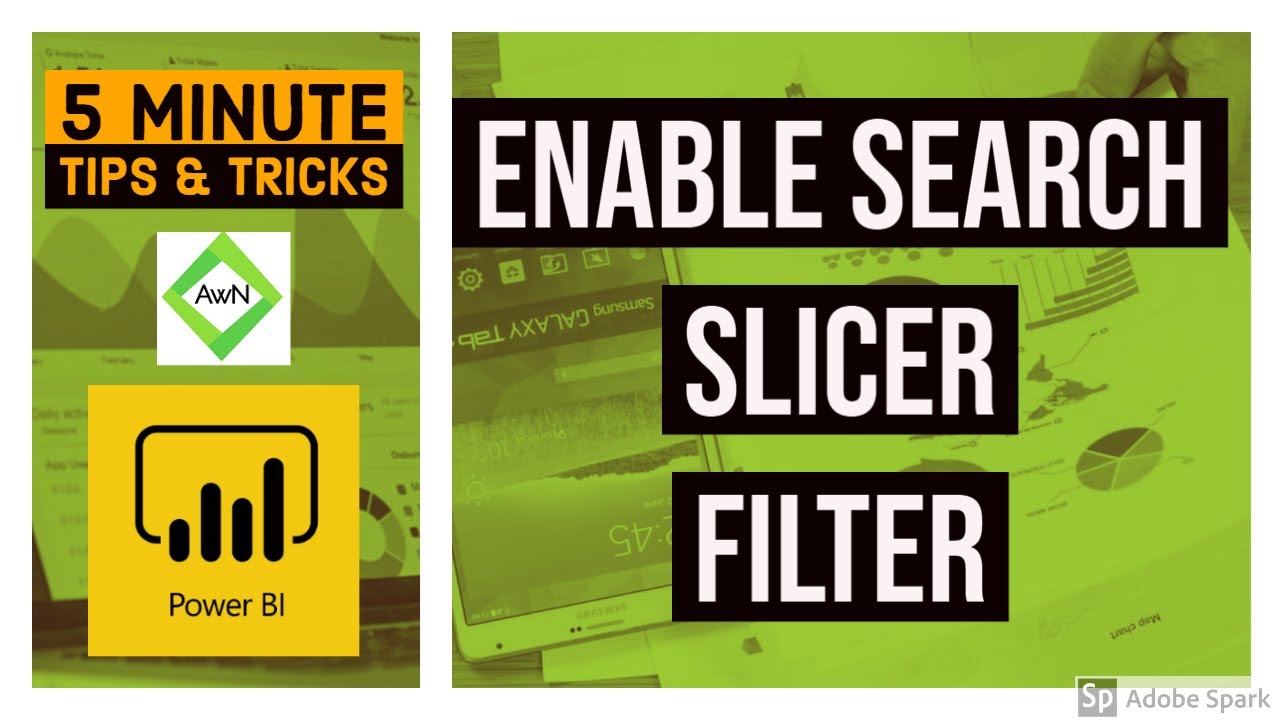 Power BI Desktop Tips and Tricks (15/100) - How to Enable Search Option in Slicer or Filter