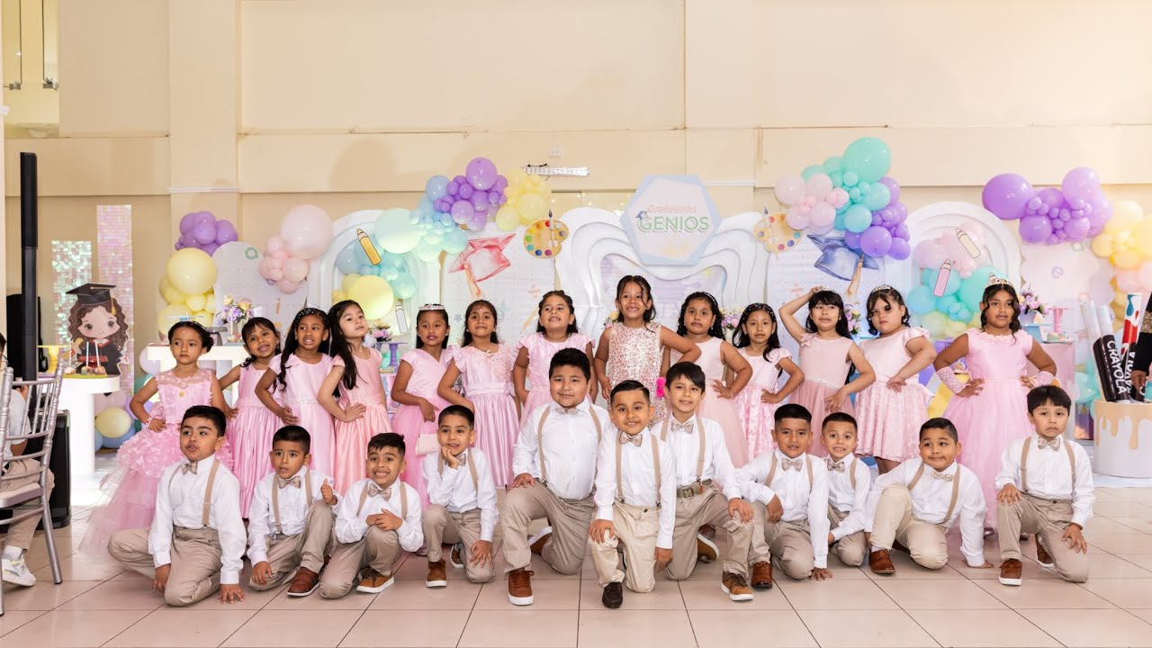 Alicel en su ceremonia de finalización Preescolar 2025