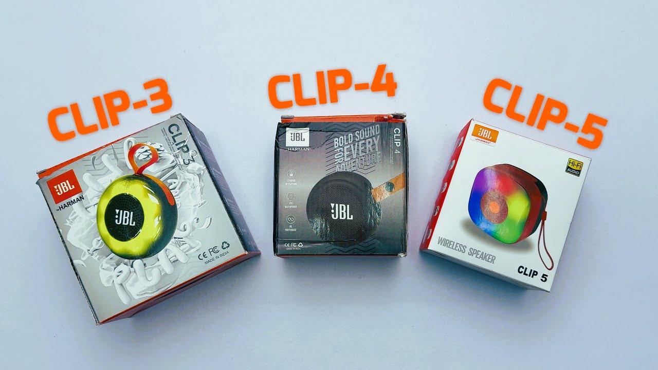​FAKE JBL Clip 3 vs Clip 4 vs Clip 5 – Unboxing & Honest Comparison Review​
