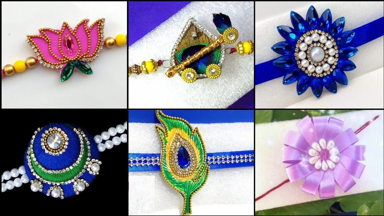 7 DIY Rakhi making at home | How to make rakhi at home | Easy Rakhi tutorial | DIY art and craft