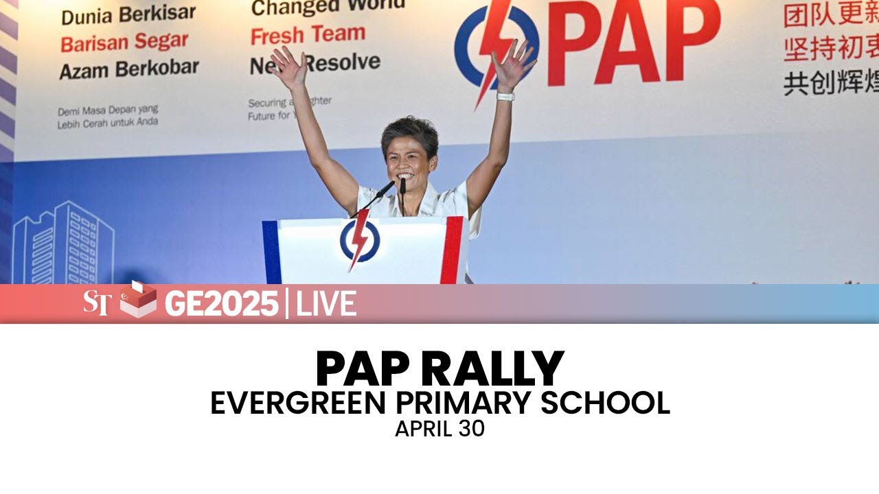 [LIVE] PAP rally at Evergreen Primary School | Sembawang West SMC | April 30 | GE2025