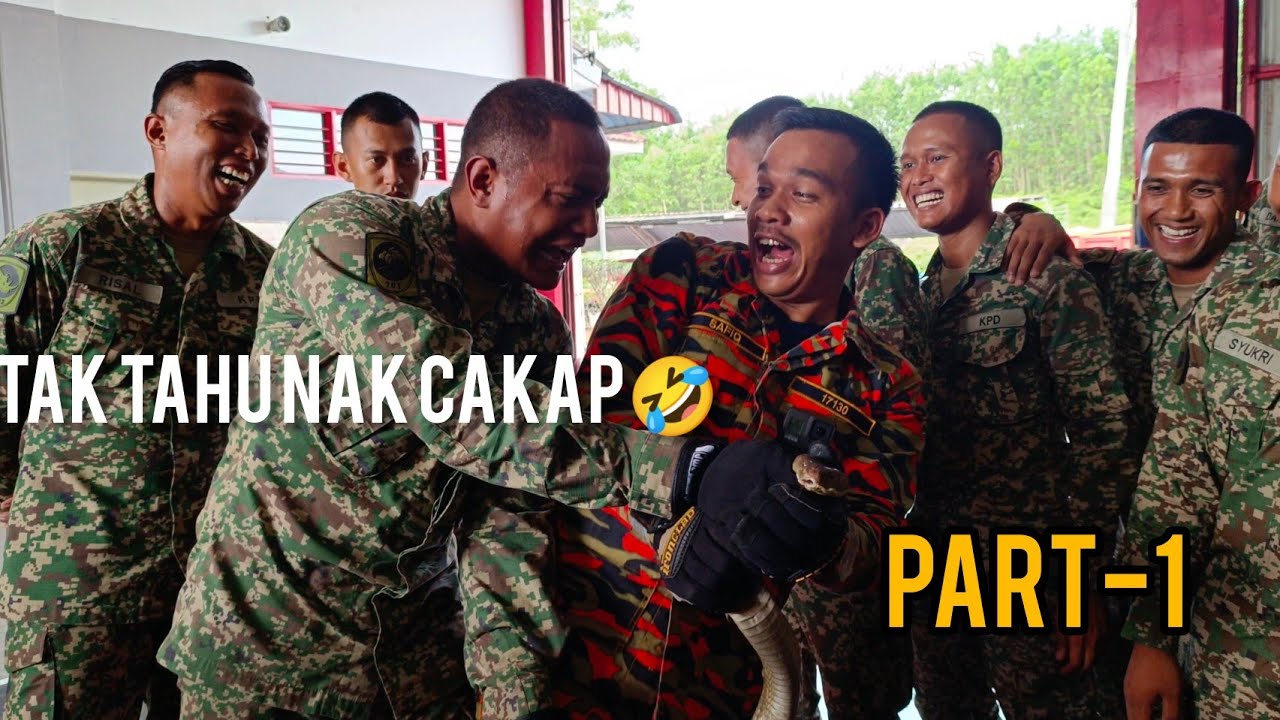 REAKSI ABANG TENTERA BILA FIRST TIME KURSUS ULAR | EPISOD 1