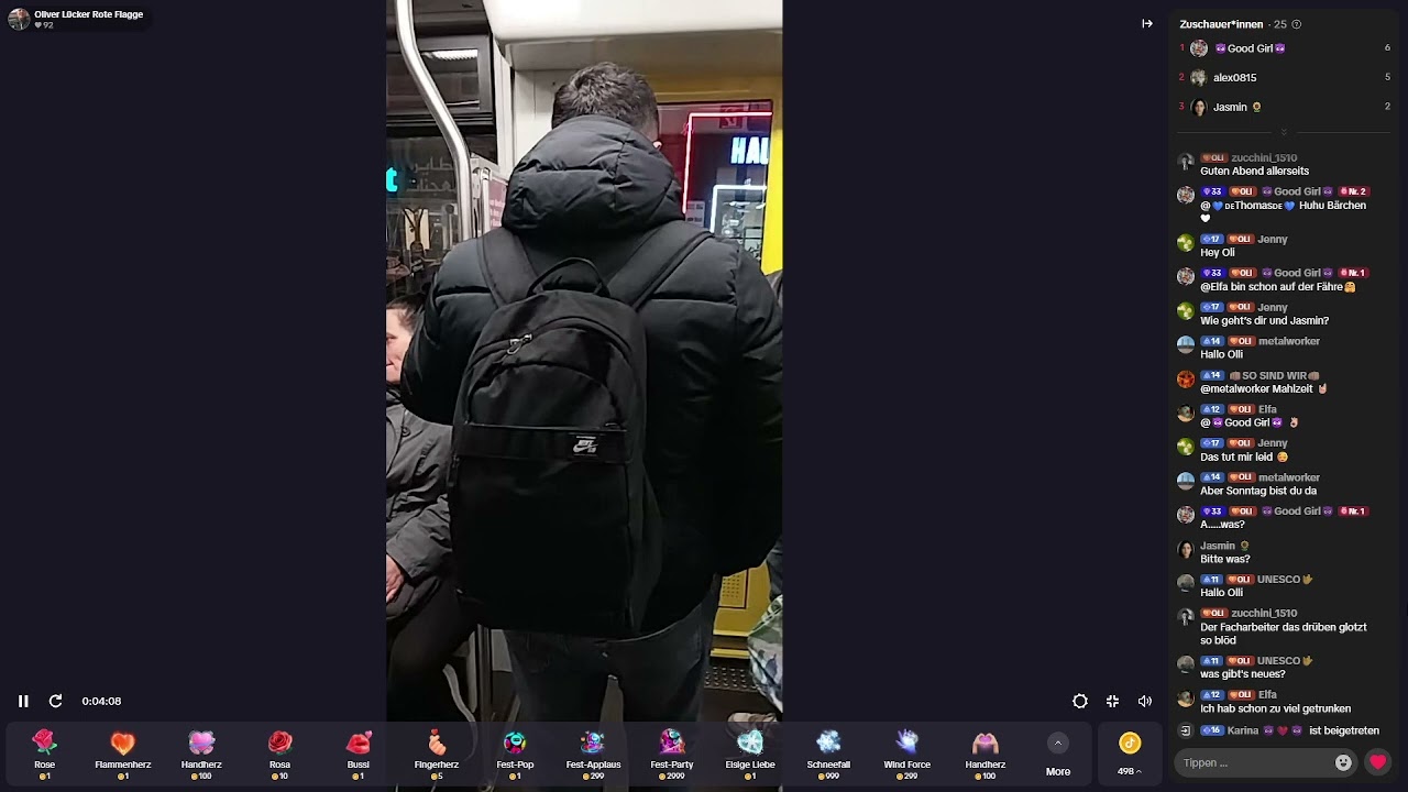 L&uuml;cker 211125  Kontrollverlust in der &Ouml;ffentlichkeit ...