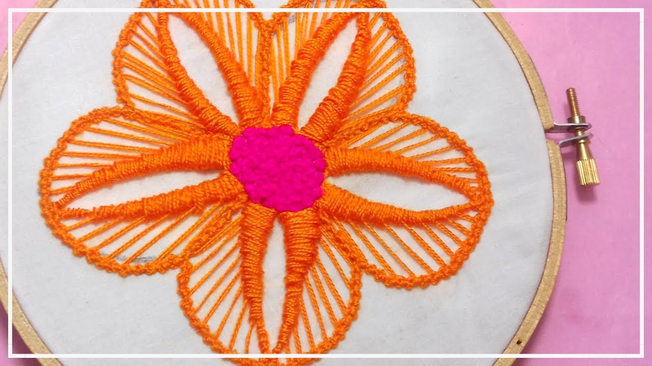 🌸 hand embroidery 🌸BORDADOS PARA FLORES FÁCILES🌸bordados a mano paso a paso🌸bordados de flores