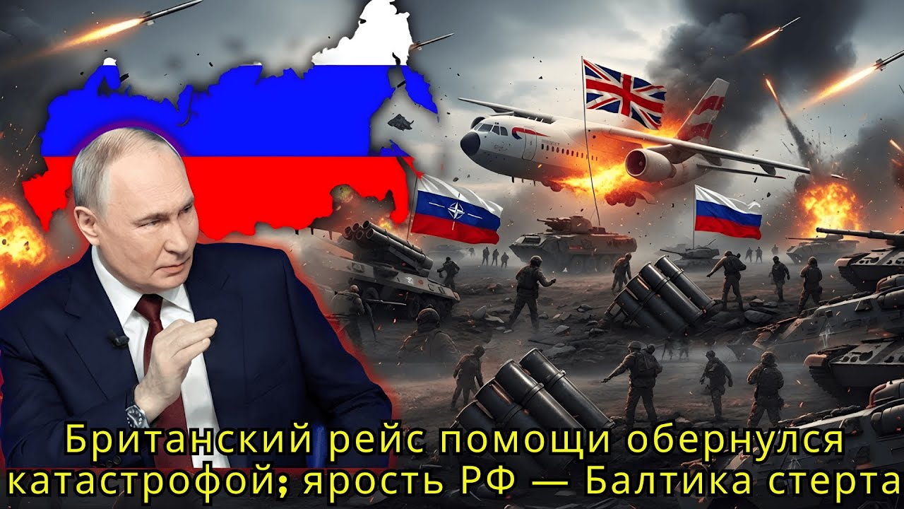 Британский рейс помощи обернулся катастрофой; ярость РФ — Балтика стерта | Военный Обзор