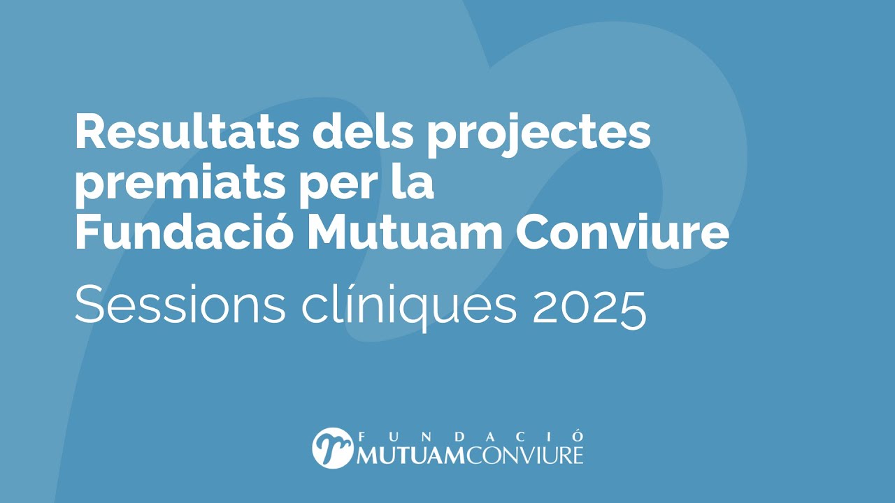 Resultats projectes premiats per la Fundació Mutuam Conviure