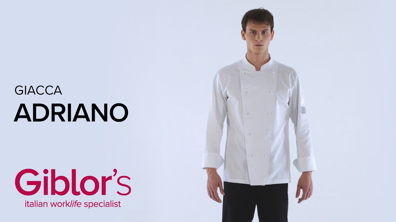 ADRIANO | Giacca da chef Giblor&rsquo;s Q8G00184 - Q8G00183