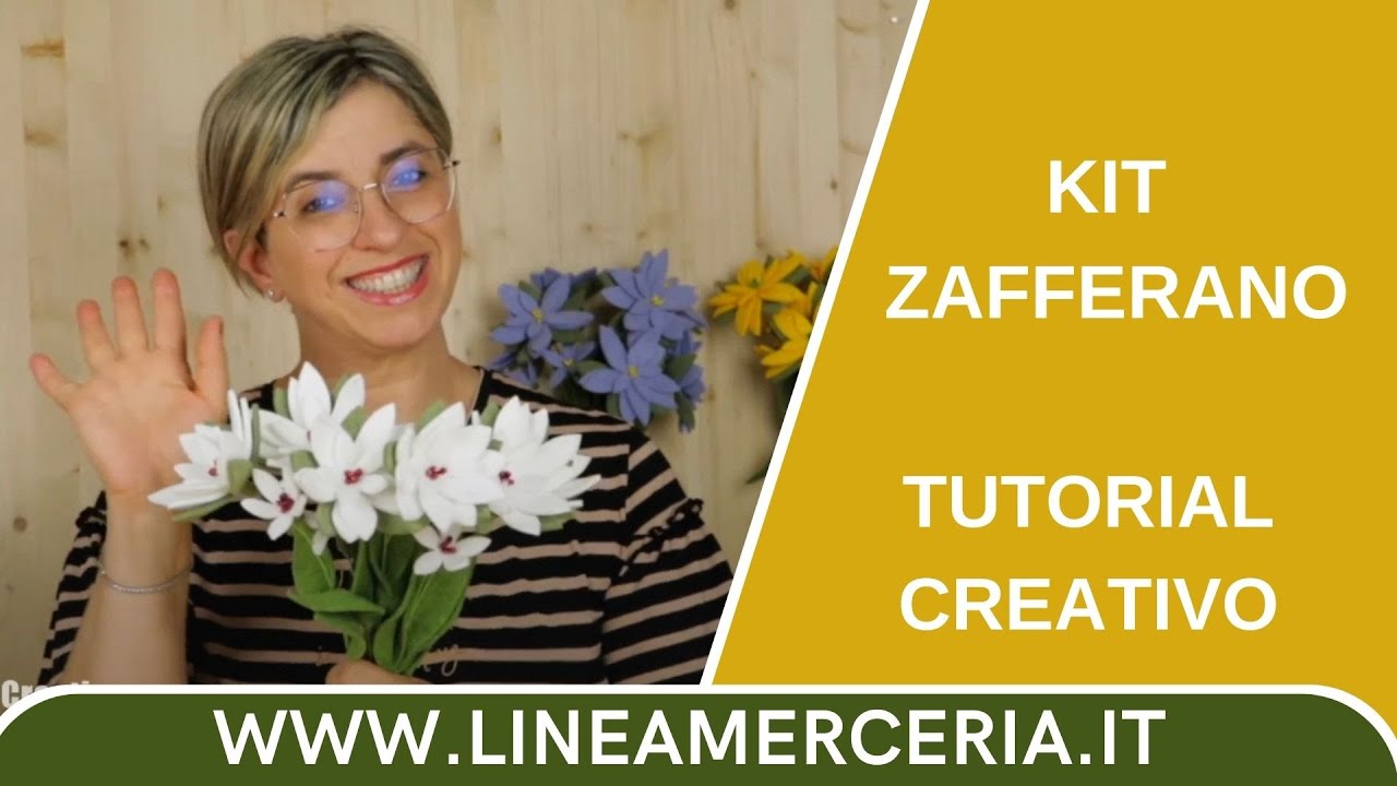 Tutorial fiore zafferano Linea Merceria Creativa Creattiva by Marta Nastri Mirta Renkalik Stafil