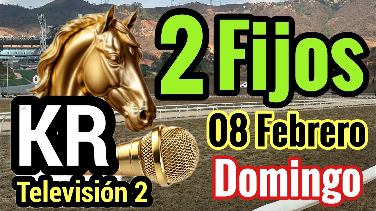 Pronóstico La Rinconada 08/02/2026 KR TELEVISION 📺 #adelantados #hipismo #larinconada #5y6🏇 ☎️🚨