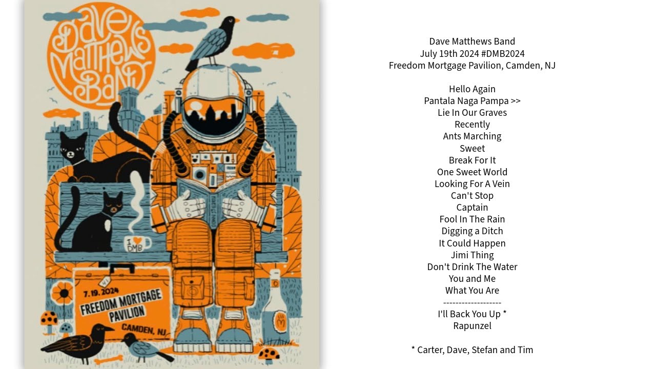 Dave Matthews Band - Camden, NJ - LIVE 7-19-2024 (Full Show)