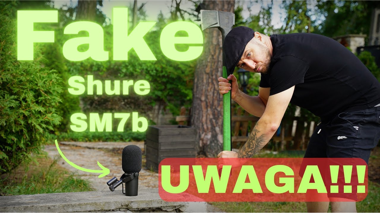 Podróbka Shure Sm7B. Nie dajcie się oszukać!