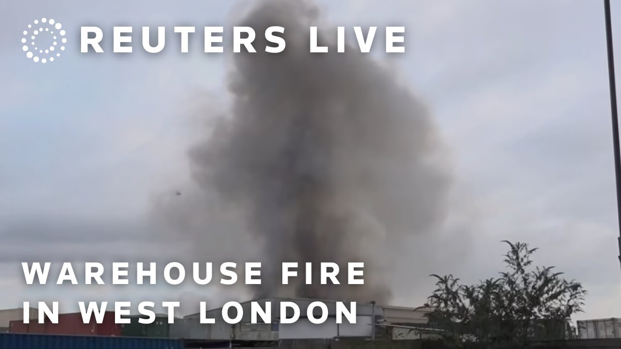 LIVE: Warehouse fire in West London