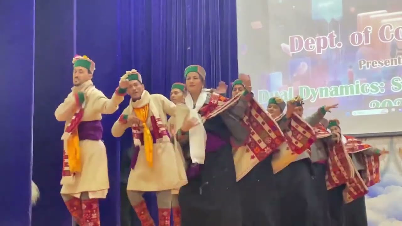 Kinnauri Natti by Commerce students || GC Sanjauli|| Commerce society function #kinnaur #natti