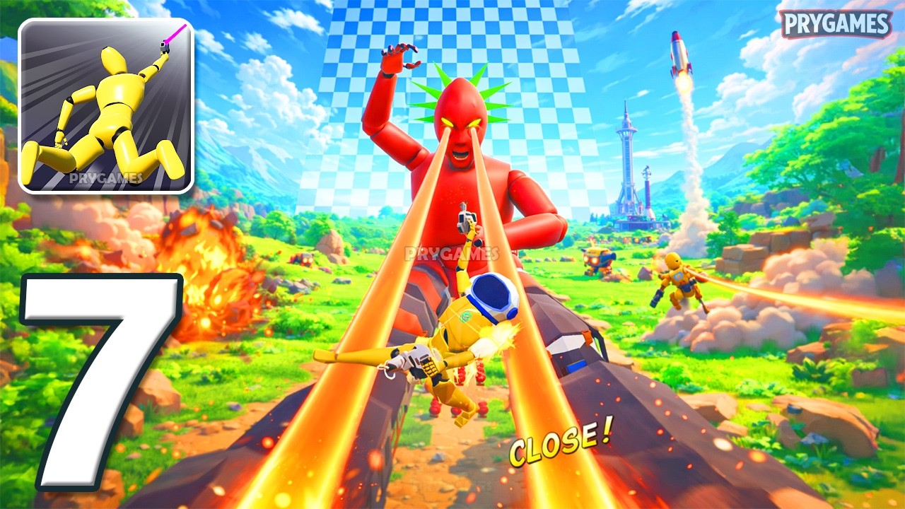 Grapple Hook Hero: Zip Action - Прохождение игры, часть 7 - Ragdoll Grapple Hook (Android, iOS)