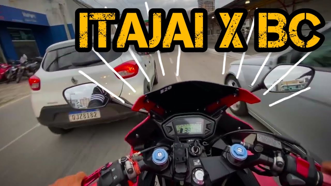 Trânsito Travado no Pico! Meu Rolê Diário de CBR500R Itajaí–BC