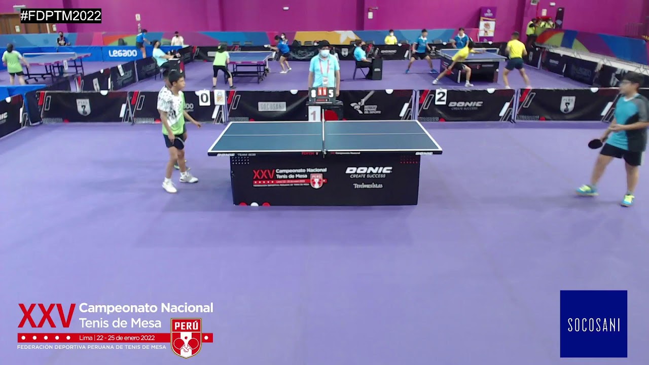 Federación Deportiva Peruana de Tenis de Mesa | XXV Campeonato Nacional de Tenis de Mesa - Día 1