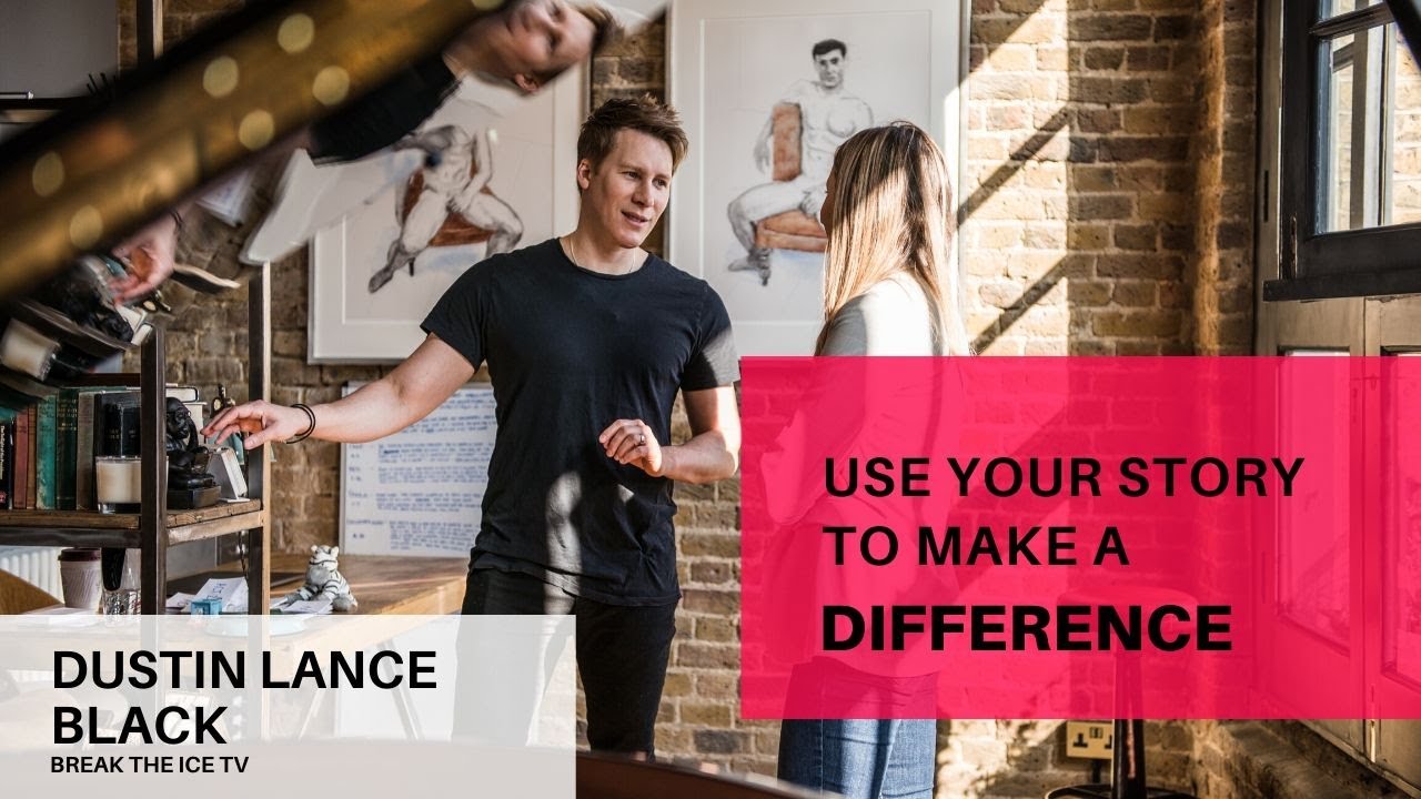 OSCAR WINNER DUSTIN LANCE BLACK USES HIS VOICE: To Make A Difference in the LGBTQ Community!