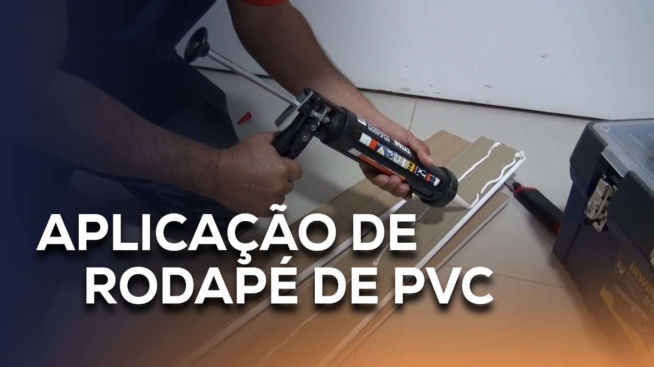Como instalar rodapé de PVC passo a passo