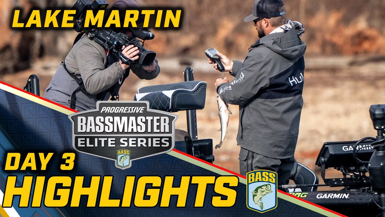 Highlights: Day 3 of Bassmaster ELITE at Lake Martin