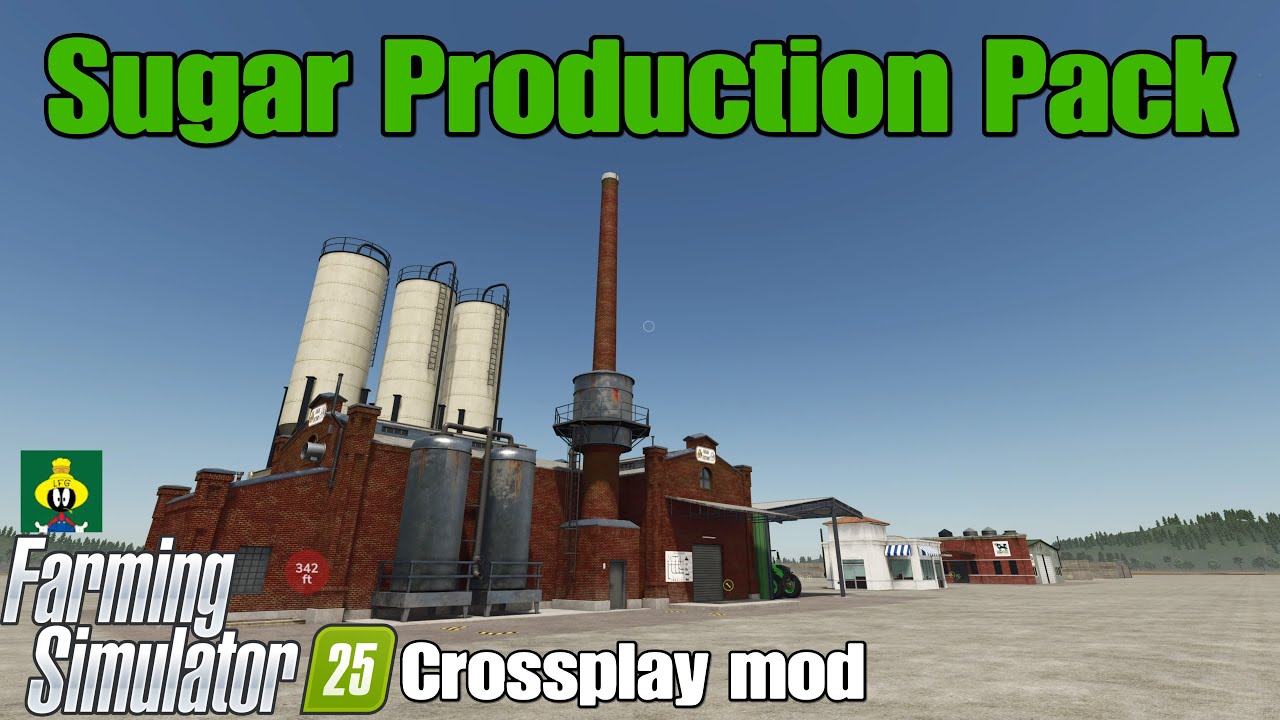 Sugar Production Pack / Мод кросс-игры FS25