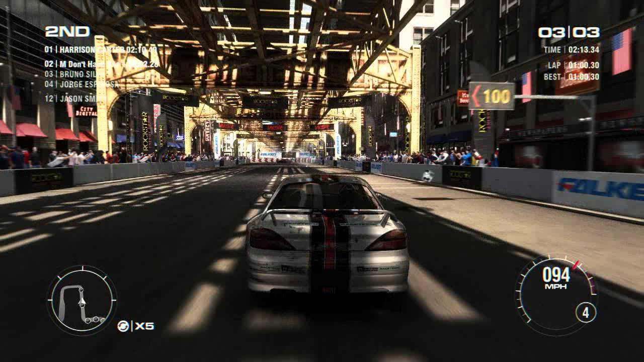 Игровой процесс GRID 2 на ПК [HD] - Nissan Silvia S15 Spec-R, Чемпионат гонок Rockstar Energy, WS...