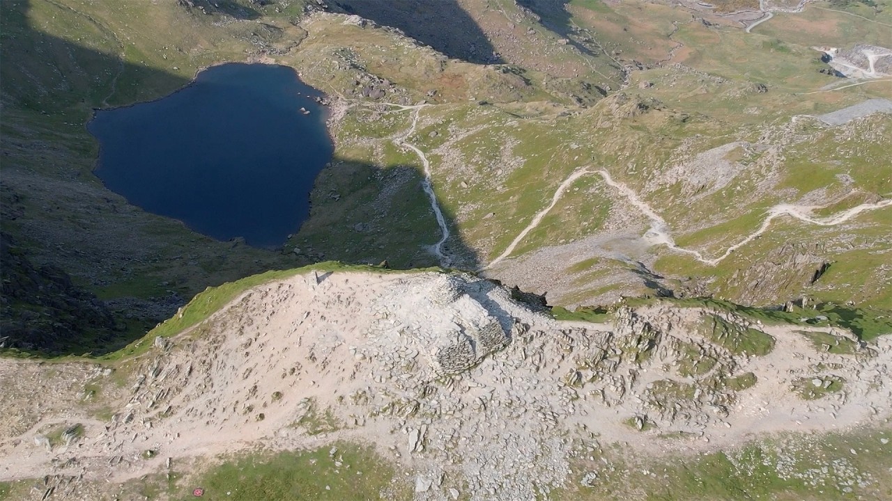 The Old Man Of Coniston / Coniston / Lake District / UK / Drone