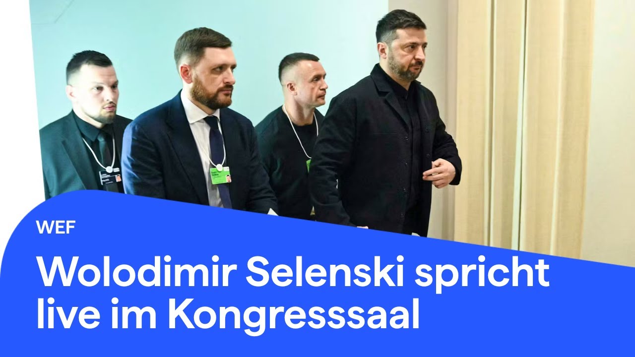 Wolodimir Selenski spricht live im Kongresssaal