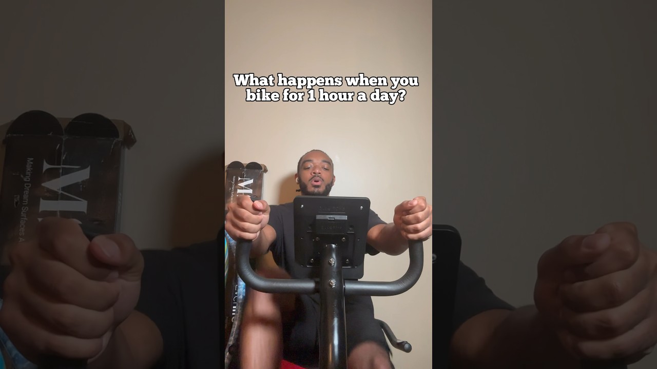 What happens when you ride bike for an hour everyday?